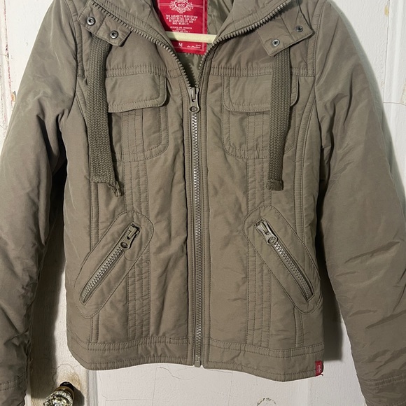 Vintage EDC by Esprit womens size M hooded jacket - Picture 3 of 11
